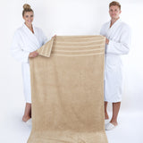 American Soft Linen 35x70 Inch Jumbo Bath Sheet Set of 2 – Extra Large 100% Cotton Turkish Bath Towels