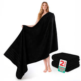 American Soft Linen 35x70 Inch Jumbo Bath Sheet Set of 2 – Extra Large 100% Cotton Turkish Bath Towels