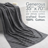 American Soft Linen 35x70 Inch Jumbo Bath Sheet Set of 2 – Extra Large 100% Cotton Turkish Bath Towels
