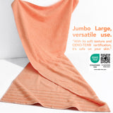 American Soft Linen 35x70 Inch Jumbo Bath Sheet Set of 2 – Extra Large 100% Cotton Turkish Bath Towels