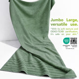 American Soft Linen 35x70 Inch Jumbo Bath Sheet Set of 2 – Extra Large 100% Cotton Turkish Bath Towels