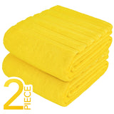 American Soft Linen 35x70 Inch Jumbo Bath Sheet Set of 2 – Extra Large 100% Cotton Turkish Bath Towels