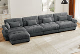 CLOUDIES 173" 4 Seater Sofa with 1 Ottoman