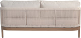 Maui Outdoor Patio Loveseat - Elegant Aluminum Frame with Quick-Dry Cushions for Ultimate Comfort