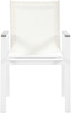 Nizuc Contemporary Outdoor Patio Dining Arm Chair Set of 2 with Durable Waterproof Mesh Fabric