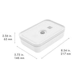 ZWILLING Fresh & Save Plastic Lunch Box White, Airtight Food Storage Container