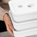 ZWILLING Fresh & Save Plastic Lunch Box White, Airtight Food Storage Container