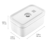 ZWILLING Fresh & Save Plastic Lunch Box White, Airtight Food Storage Container