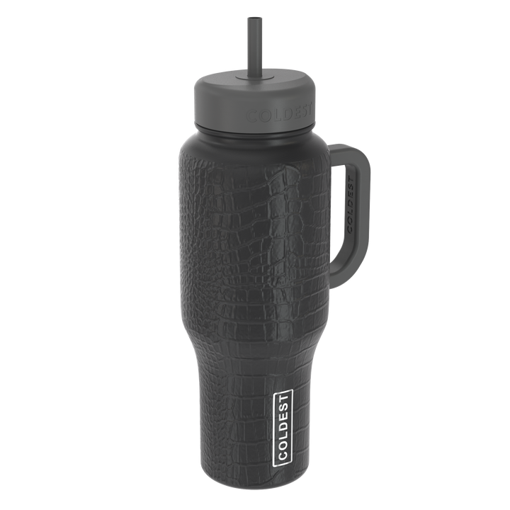 Limitless Water Bottle Black Croc