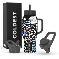 Limitless Water Bottle Moonlight Leopard