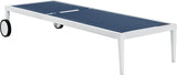 Nizuc Adjustable Sun Chaise Lounge Chair - Contemporary Outdoor Patio Aluminum Frame for Relaxation
