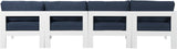 Nizuc Modular Outdoor Patio Sofa Set with Waterproof Fabric and Sturdy Aluminum Frame for Comfort