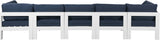Nizuc Modular Outdoor Patio Sofa Set with Waterproof Fabric and Sturdy Aluminum Frame for Comfort