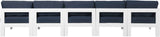Nizuc Modular Outdoor Patio Sofa Set with Waterproof Fabric and Sturdy Aluminum Frame for Comfort