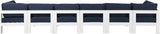 Nizuc Modular Outdoor Patio Sofa Set with Waterproof Fabric and Sturdy Aluminum Frame for Comfort