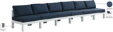 Nizuc Modular Outdoor Patio Sofa Set with Waterproof Fabric and Sturdy Aluminum Frame for Comfort