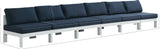 Nizuc Modular Outdoor Patio Sofa Set with Waterproof Fabric and Sturdy Aluminum Frame for Comfort