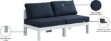 Nizuc Modular Outdoor Patio Sofa Set with Waterproof Fabric and Sturdy Aluminum Frame for Comfort
