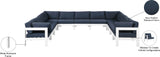 Nizuc Modular Outdoor Patio Sectional - Contemporary Design with Waterproof Fabric & Durable Frame