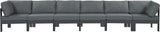 Nizuc Modular Outdoor Sofa - Stylish Waterproof Fabric, Durable Aluminum Frame, Perfect for Gatherings