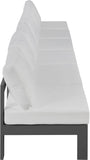 Nizuc Contemporary Outdoor Modular Sofa with Waterproof Fabric and Sturdy Aluminum Frame Design