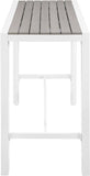 Nizuc Outdoor Patio Aluminum Bar Table - Stylish Contemporary Design for Entertaining Spaces