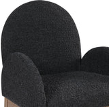 Waldorf Elegant Boucle Fabric Dining Arm Chair - Luxurious Comfort with Solid Ash Wood Frame