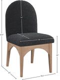 Waldorf Elegant Boucle Fabric Dining Arm Chair - Luxurious Comfort with Solid Ash Wood Frame