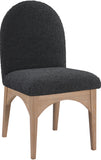 Waldorf Elegant Boucle Fabric Dining Arm Chair - Luxurious Comfort with Solid Ash Wood Frame