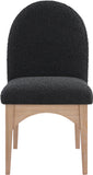 Waldorf Elegant Boucle Fabric Dining Arm Chair - Luxurious Comfort with Solid Ash Wood Frame