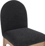 Waldorf Elegant Boucle Fabric Dining Arm Chair - Luxurious Comfort with Solid Ash Wood Frame