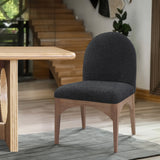 Waldorf Elegant Boucle Fabric Dining Arm Chair - Luxurious Comfort with Solid Ash Wood Frame