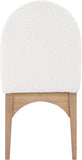 Waldorf Elegant Boucle Fabric Dining Arm Chair - Luxurious Comfort with Solid Ash Wood Frame