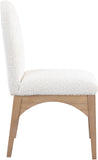 Waldorf Elegant Boucle Fabric Dining Arm Chair - Luxurious Comfort with Solid Ash Wood Frame