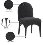 Waldorf Boucle Fabric Dining Arm Chair - Elegant Solid Ash Wood Design for Cozy Dining Experiences