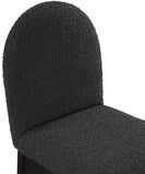 Waldorf Boucle Fabric Dining Arm Chair - Elegant Solid Ash Wood Design for Cozy Dining Experiences
