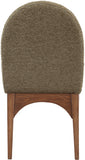 Waldorf Elegant Boucle Fabric Dining Arm Chair with Solid Ash Wood Frame for Stylish Comfort