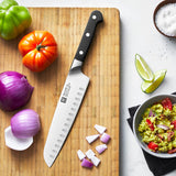 ZWILLING Pro 7-inch Hollow Edge Santoku Knife