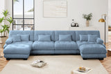 CLOUDIES 173" Sofa 4 Seater with 2 Ottoman