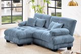 CLOUDIES 94" Loveseat with 1 Ottoman