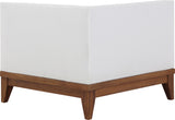 Rio Modular Corner Chair - Contemporary Acacia Wood Outdoor Seating with Waterproof Fabric Design