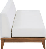 Rio Outdoor Modular Sofa with Sturdy Acacia Wood Frame and Waterproof Cushions for Stylish Relaxation