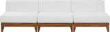 Rio Outdoor Modular Sofa with Sturdy Acacia Wood Frame and Waterproof Cushions for Stylish Relaxation