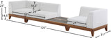 Rio Outdoor Modular Sofa with Sturdy Acacia Wood Frame and Waterproof Cushions for Stylish Relaxation