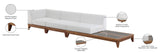 Rio Outdoor Modular Sofa with Sturdy Acacia Wood Frame and Waterproof Cushions for Stylish Relaxation