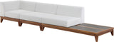 Rio Outdoor Modular Sofa with Sturdy Acacia Wood Frame and Waterproof Cushions for Stylish Relaxation
