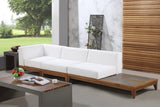 Rio Outdoor Modular Sofa with Sturdy Acacia Wood Frame and Waterproof Cushions for Stylish Relaxation
