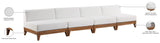 Rio Outdoor Modular Sofa with Sturdy Acacia Wood Frame and Waterproof Cushions for Stylish Relaxation