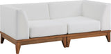 Rio Outdoor Modular Sofa with Sturdy Acacia Wood Frame and Waterproof Cushions for Stylish Relaxation