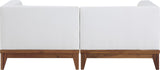 Rio Outdoor Modular Sofa with Sturdy Acacia Wood Frame and Waterproof Cushions for Stylish Relaxation